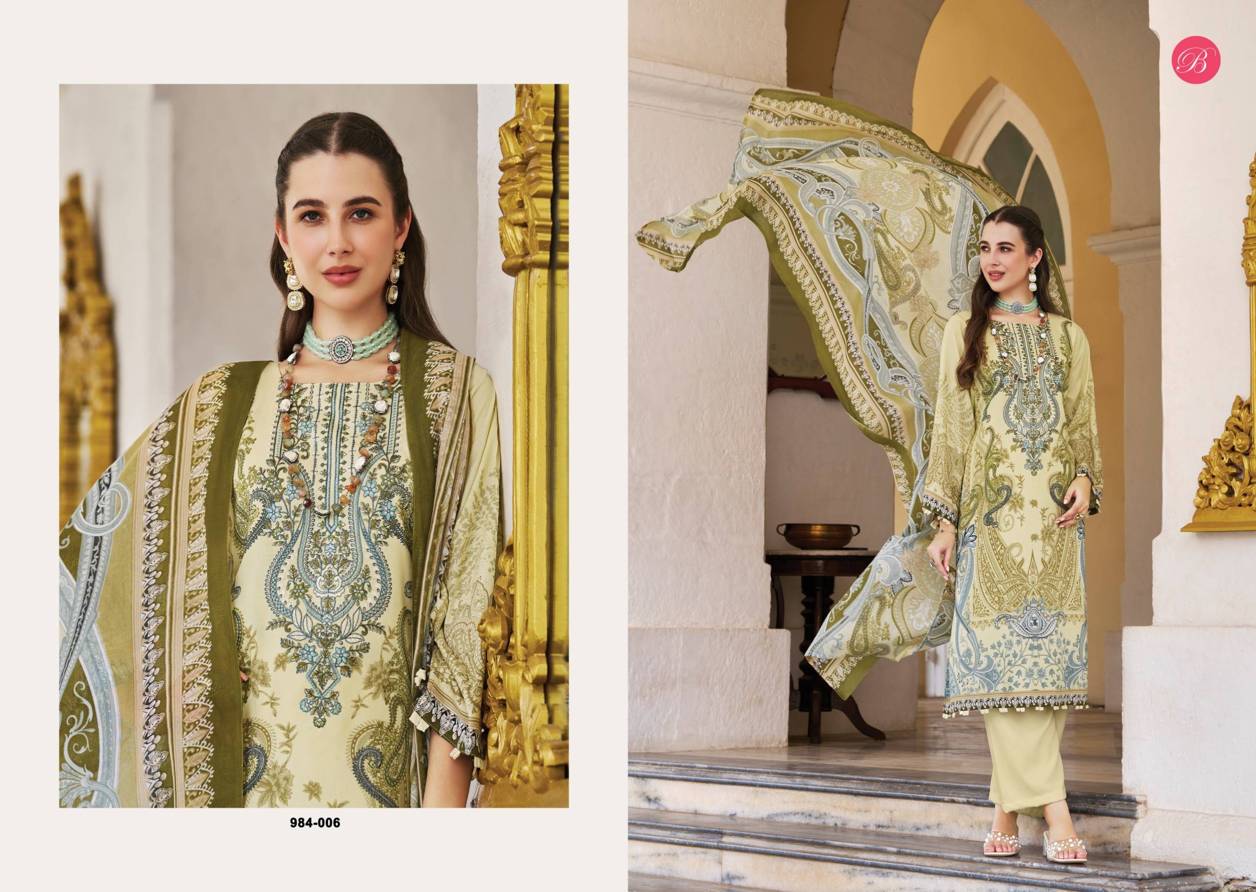 RIWAYAT VOL 18 By Belliza 984-001 To 984-008 Series Designer Suits pure viscose Dresses At Wholesale Price